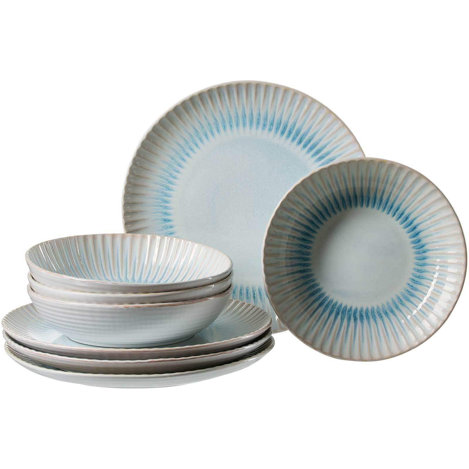 TAFELSERVICE Mira beige 8-tlg. - Beige, Keramik (20/28/28cm) - Ritzenhoff Breker