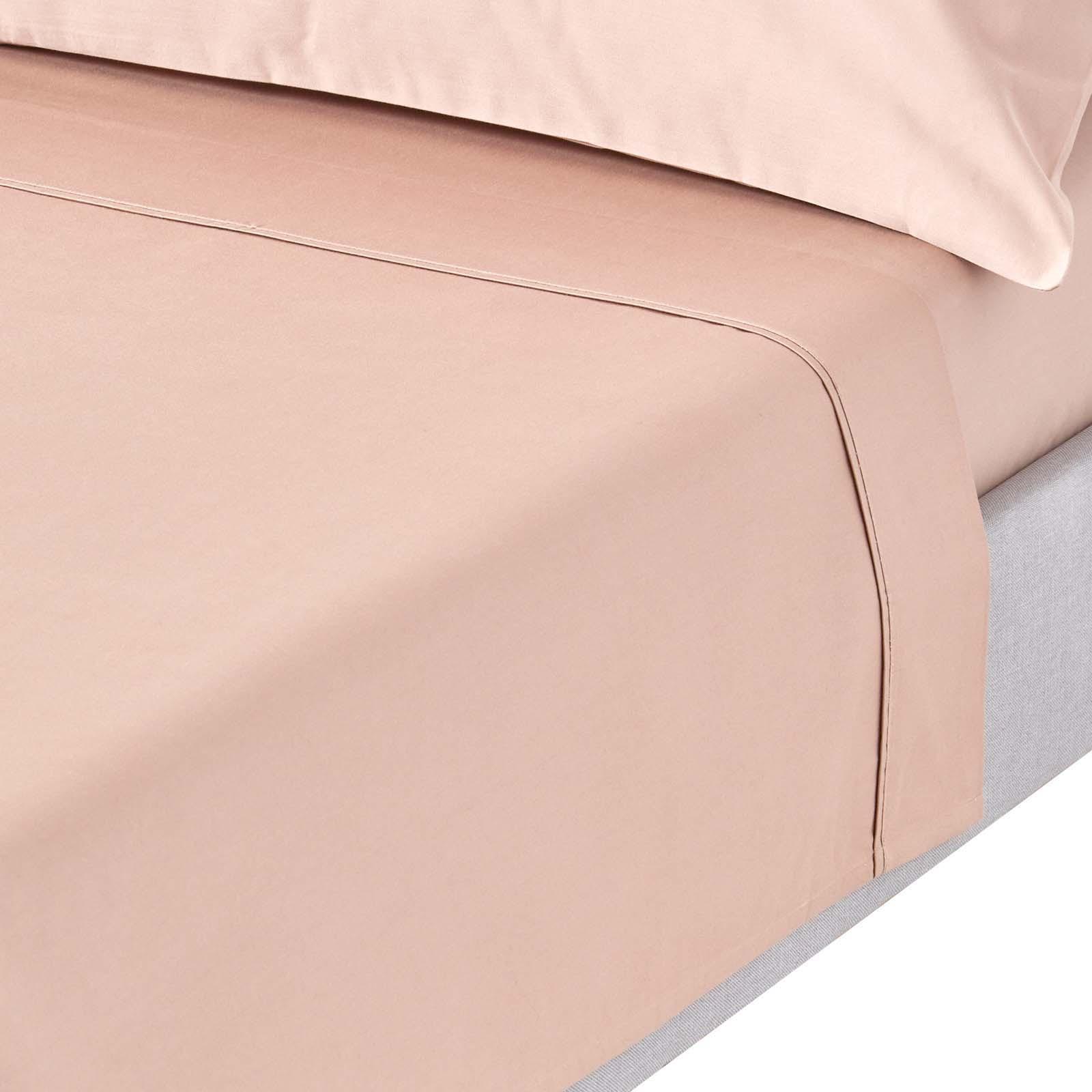 BETTLAKEN ohne Gummizug, Ägyptische Baumwolle, Fadendichte 1000 - Beige, Textil (178/255cm) - Homescapes