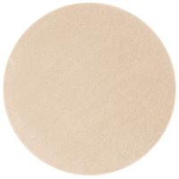 HOCHFLOR VELOURS TEPPICH COTTAGE RUND - Beige, Textil (133/133cm) - Snapstyle