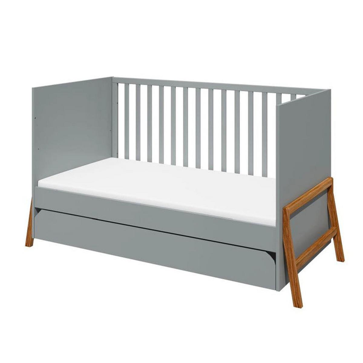 GITTERBETT 70/140 Grau - Grau, Holzwerkstoff (70/140cm) - Petits-meubles