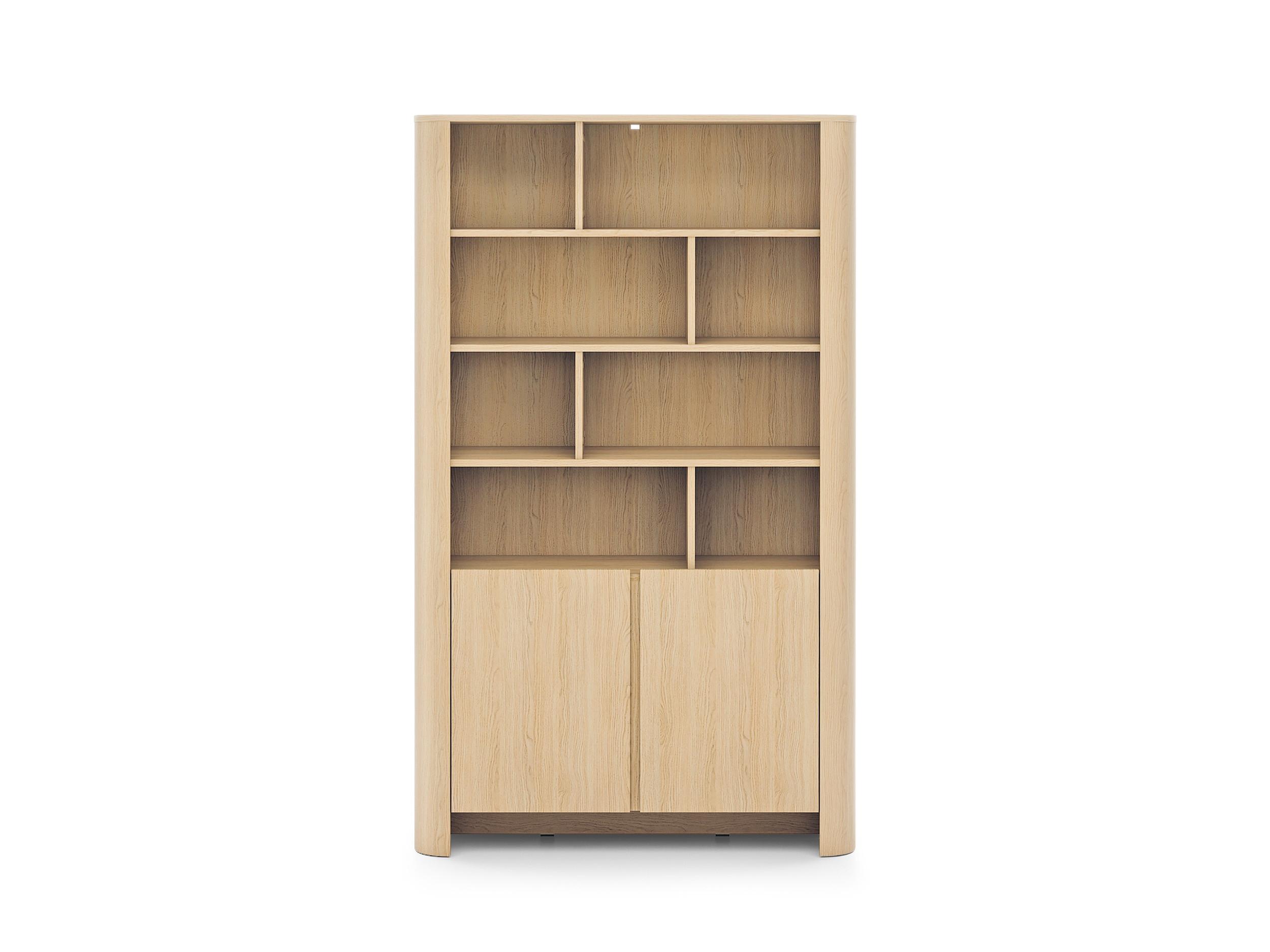 BÜCHERREGAL AVORIO 103x39x160 cm, Regal Eichefarben - Eichefarben, Holzwerkstoff (103/160/39cm) - MASSENO