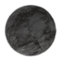 KUNSTFELLTEPPICH Chiara 120x120 cm - Anthrazit, Textil (120/120cm) - Gino Falcone