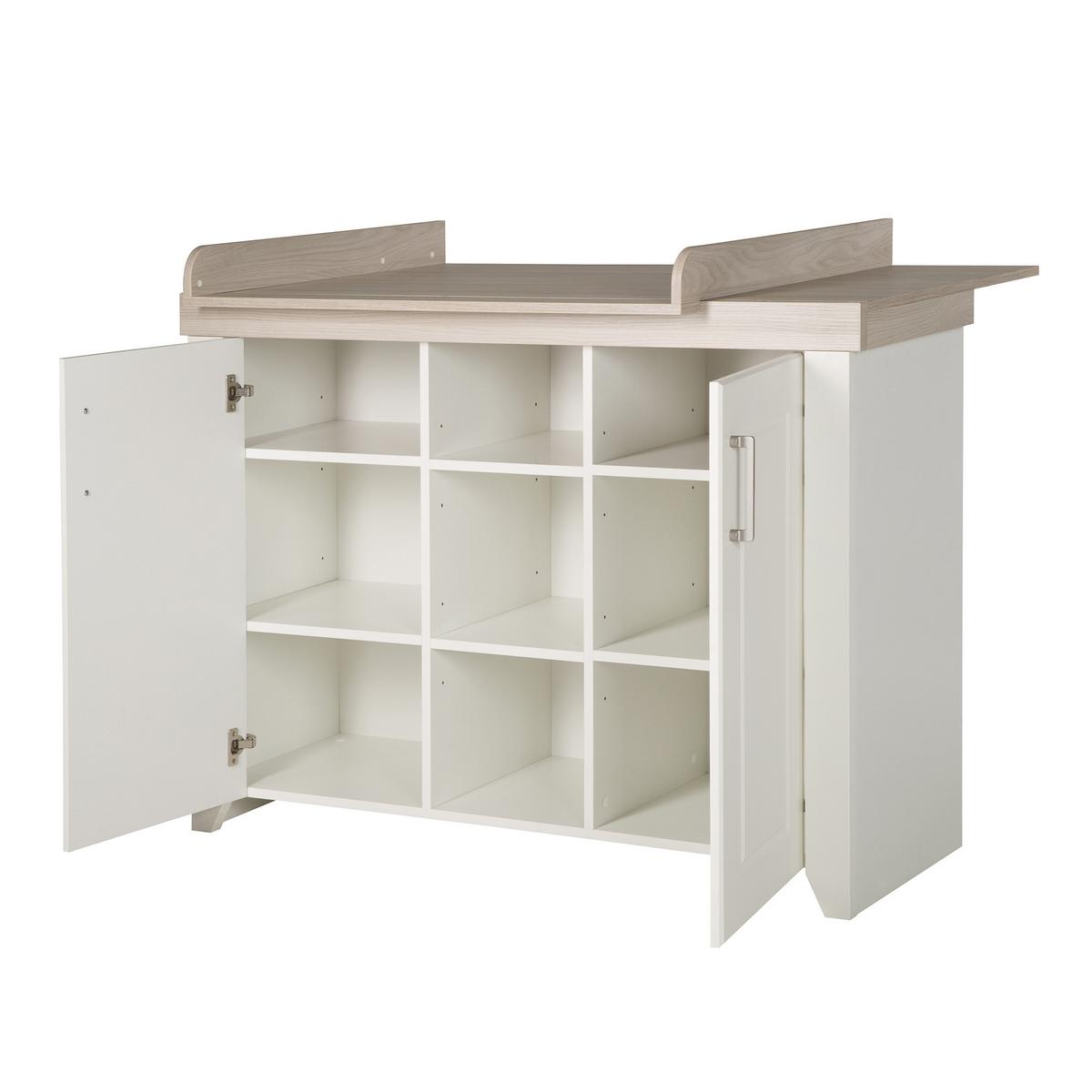 BABYZIMMER-SET Felicia I 3-teilig - Weiß, Holzwerkstoff (76/82/144cm) - Roba
