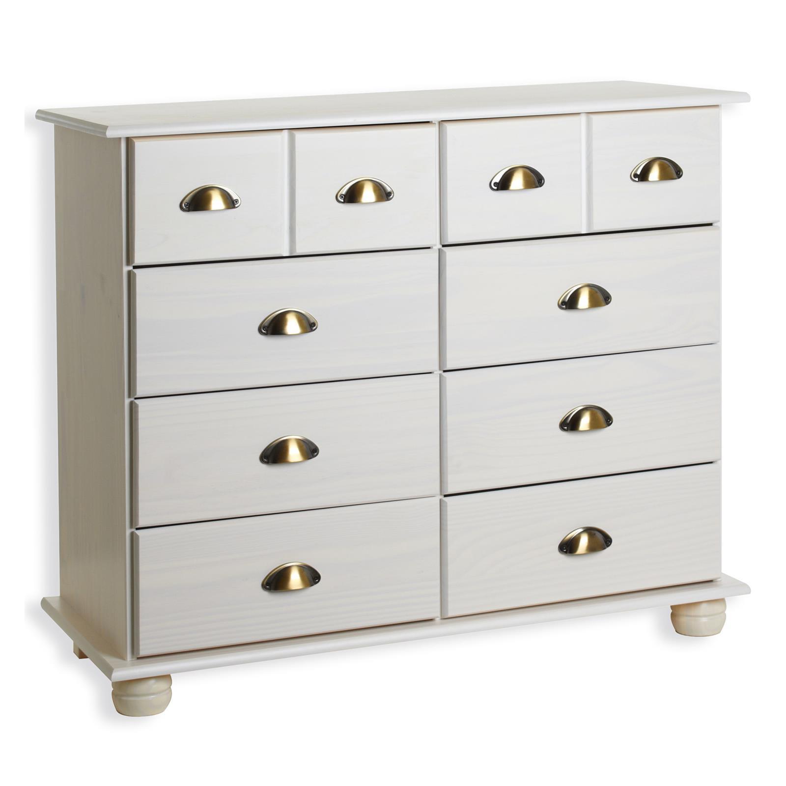 APOTHEKERKOMMODE COLMAR weiß - Weiß, Holz (92/80/39cm) - IDIMEX