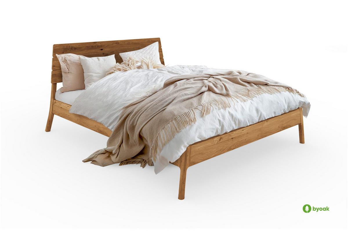 MASSIVHOLZBETT PAUL 1 200 x 220 Wildeiche - Wildeiche, Holz (200/220cm) - byoak