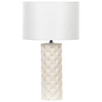 TISCHLAMPE Balonne 28/28/49 cm - Weiß, Keramik (28/28/49cm) - Beliani