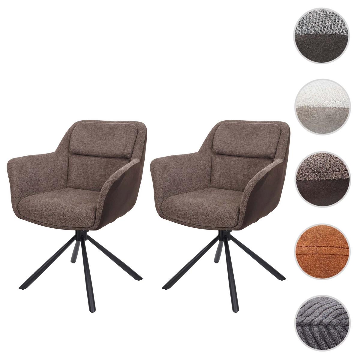 ESSZIMMERSTUHL Braun - Dunkelbraun/Braun, Textil (65/83/57cm) - MCW