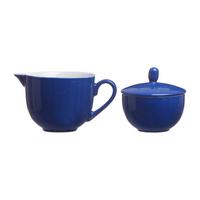 MILCHKÄNNCHEN & ZUCKERDOSE Doppio Indigo Blau - Blau, Keramik (1/2cm) - Ritzenhoff Breker