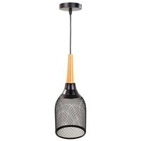 LAMPE aus Metall, schwarz, 14x35cm - Schwarz, Metall (13.5/13.5/35cm) - Wanderlust