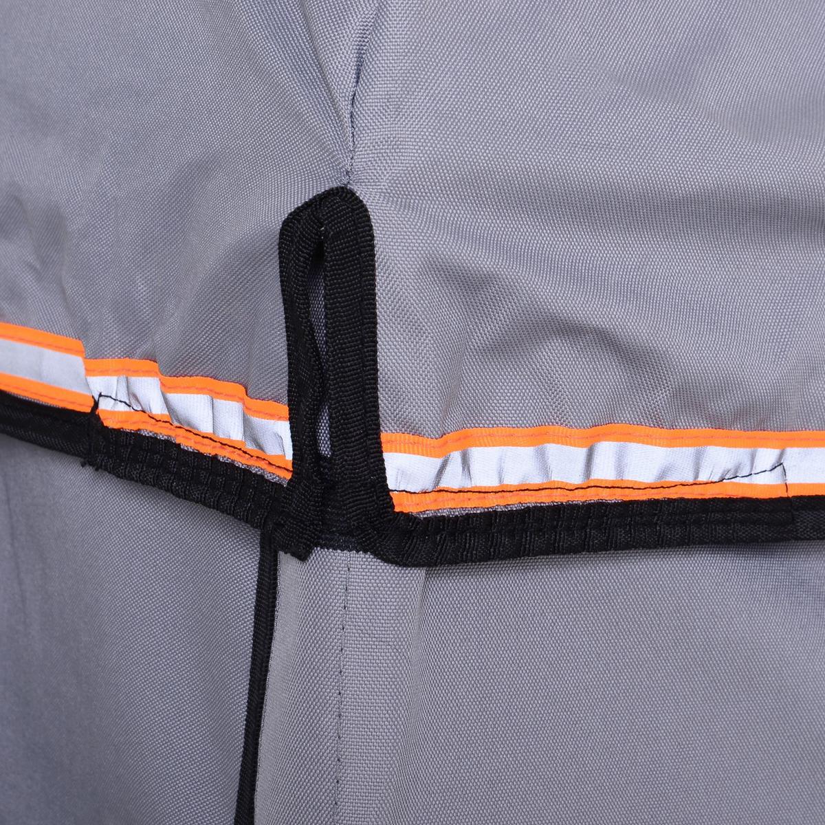LASTENANHÄNGER, Stahlrohr, Grau, 140L x 88B x 60H cm - Grau, Metall (88/60/140cm) - HOMCOM