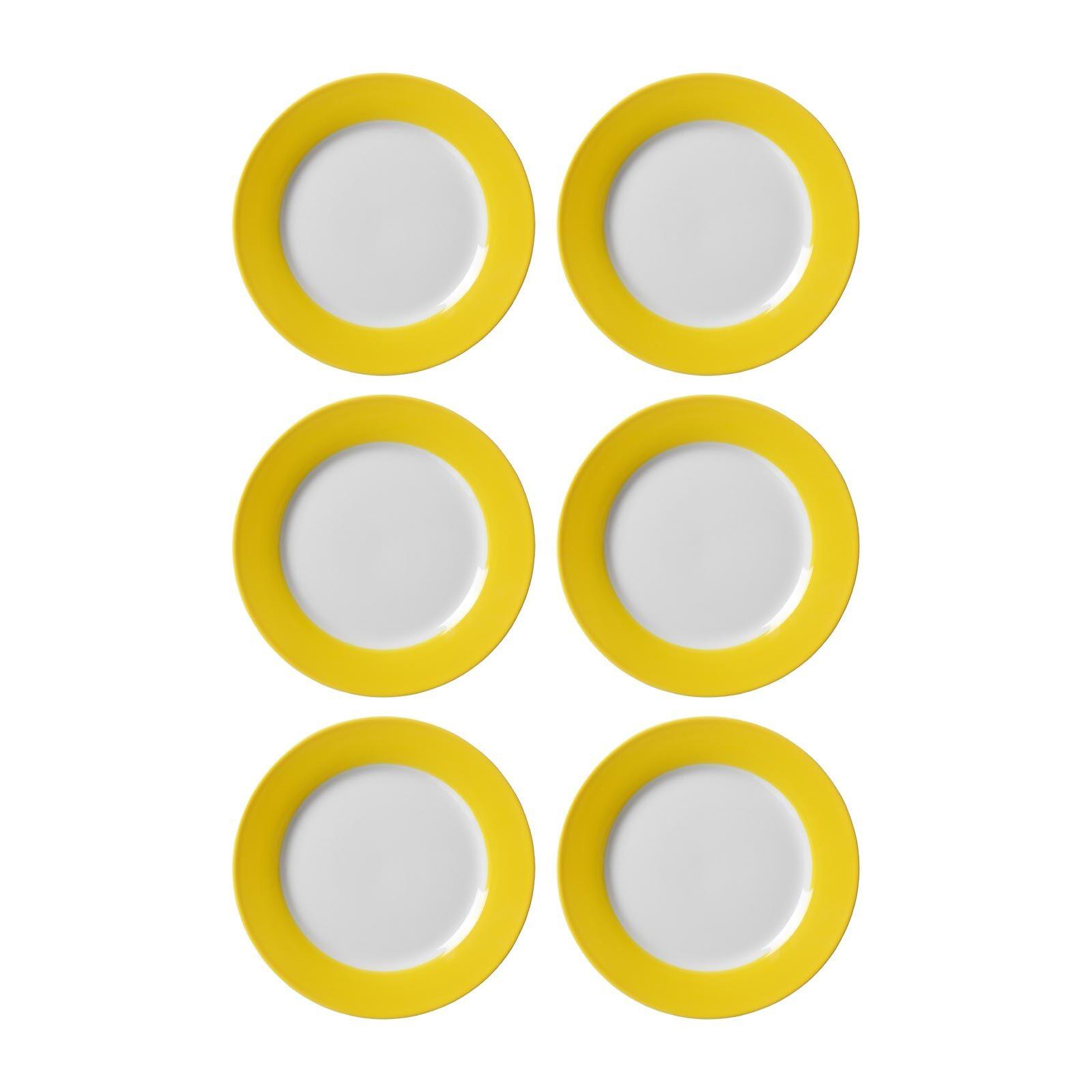 DESSERTTELLER Doppio Gelb ø 20 cm 6er Set - Gelb, Keramik (20cm) - Ritzenhoff Breker