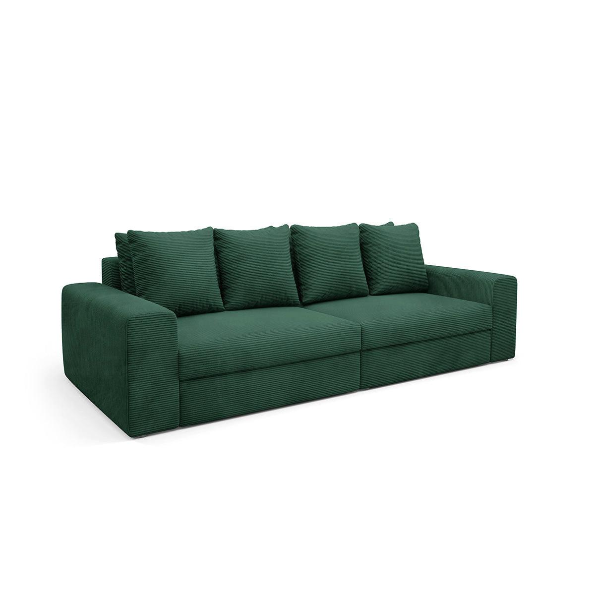 SOFA Paola 3 Sitzplätze Tannengrün - Waldgrün, Holz (272/86/120cm) - Petits-meubles