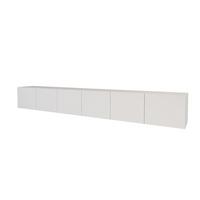 LOWBOARD ELIO-W 3x100x40x40 cm - Weiß - Weiß, Holzwerkstoff (300/40/40cm) - ALTDECOR