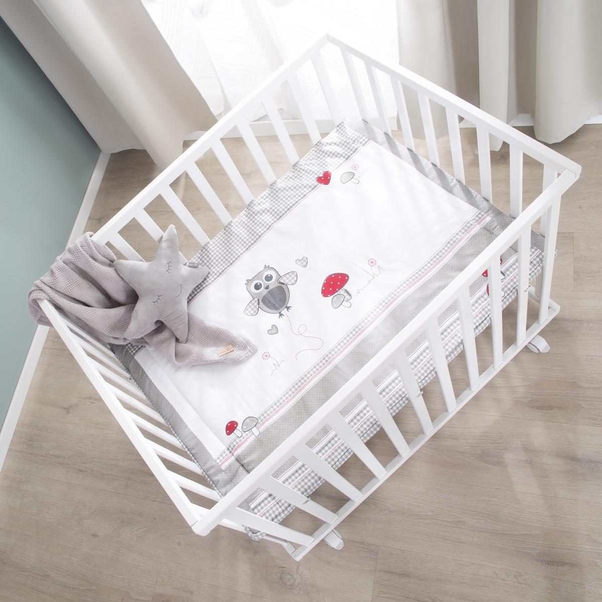 LAUFGITTER 100x75 Adam & Eule - Weiß, Holzwerkstoff (73/72/98.5cm) - Roba