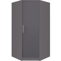 DREHTÜRENSCHRANK VANO 95/190/95cm 1-türig Anthrazit - Anthrazit, Holzwerkstoff (95/190/95cm) - MASSENO