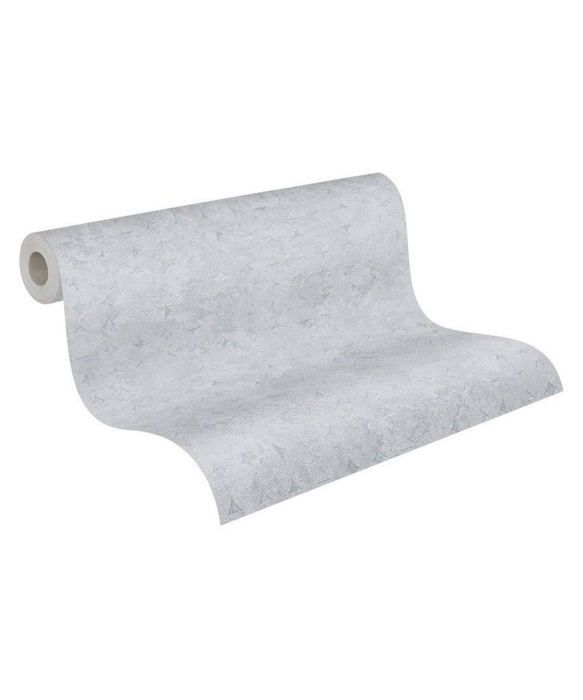 VLIESTAPETE Silber 53/1005 cm - Silberfarben, Textil (53/1cm) - KUNSTLOFT