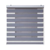 DOPPELROLLO Silber 160x250 cm - Silberfarben, Kunststoff (160/250cm) - STORESDECO