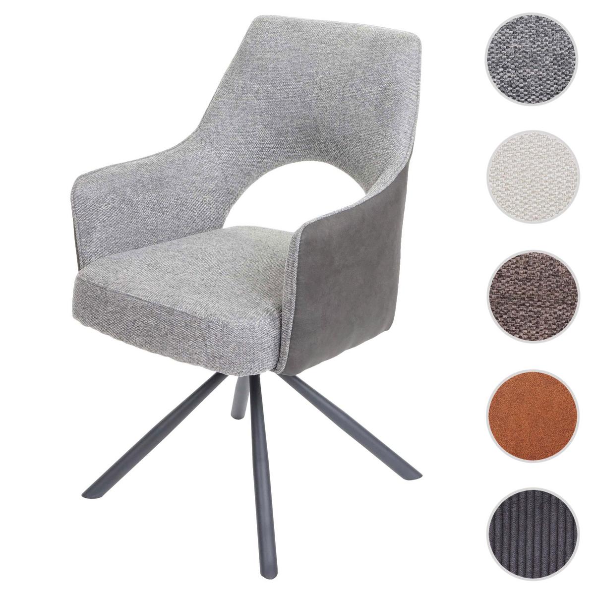 ESSZIMMERSTUHL K3 Grau - Grau, Textil (57/89/52cm) - MCW