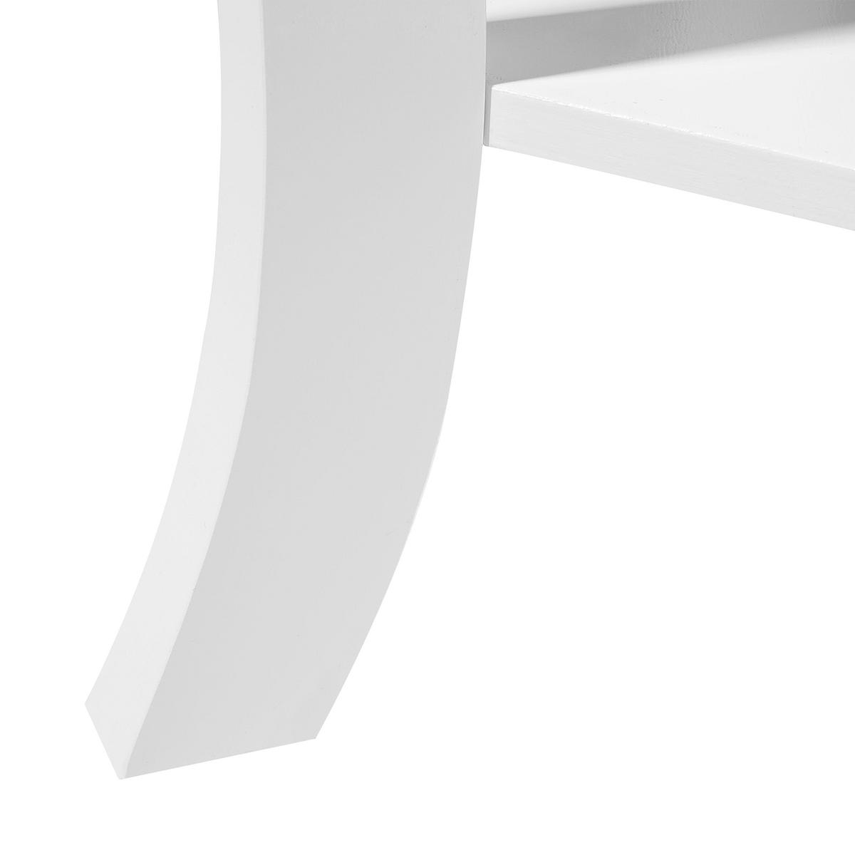 COUCHTISCH weiß quadratisch 38/38 cm Avon - Weiß, Holzwerkstoff (42/38/60cm) - Beliani