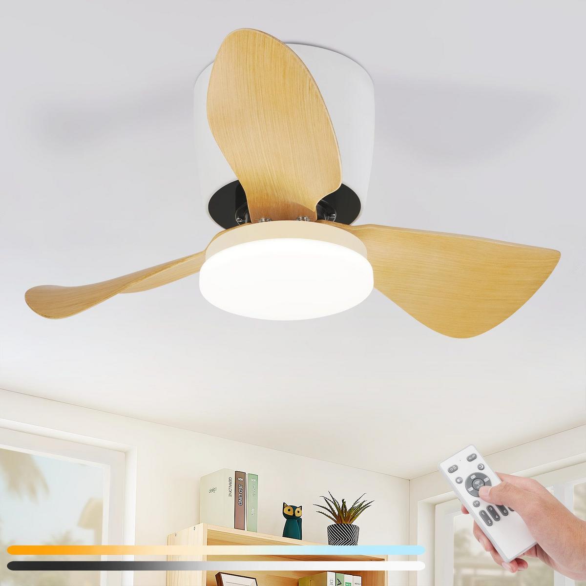 DECKENVENTILATOR Eppingen II 70/70/25cm - Weiß, Kunststoff (70/70/25cm) - Nettlife
