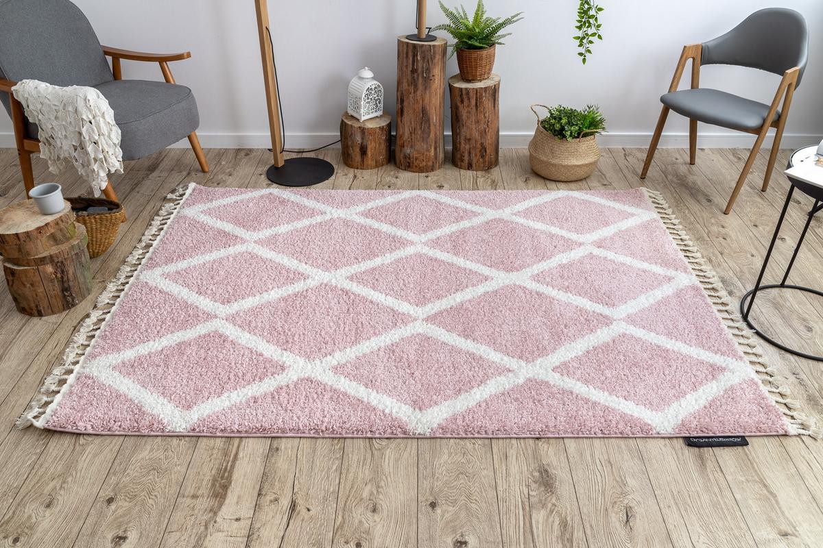 TEPPICH Berber 180/270 cm - Pink, Textil (180/270cm) - rugsX