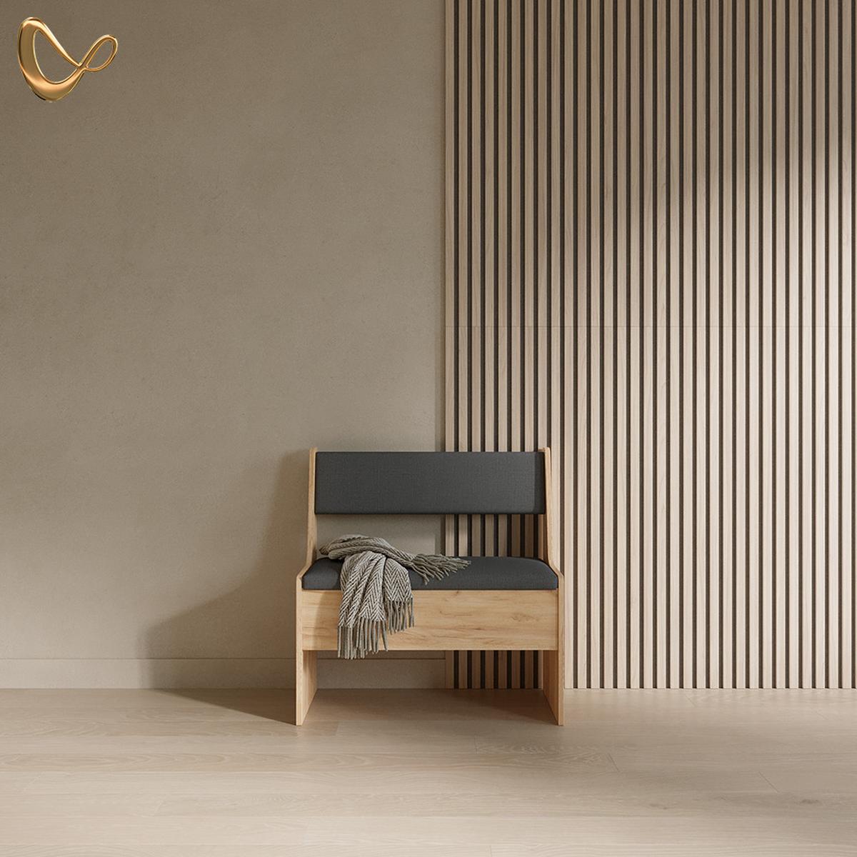 ESSZIMMER-ECKBANK Tiberio Sandeiche 41.5 x 76.6 cm - Sonoma Eiche, Holzwerkstoff (41.5/76.6cm) - Livinity®
