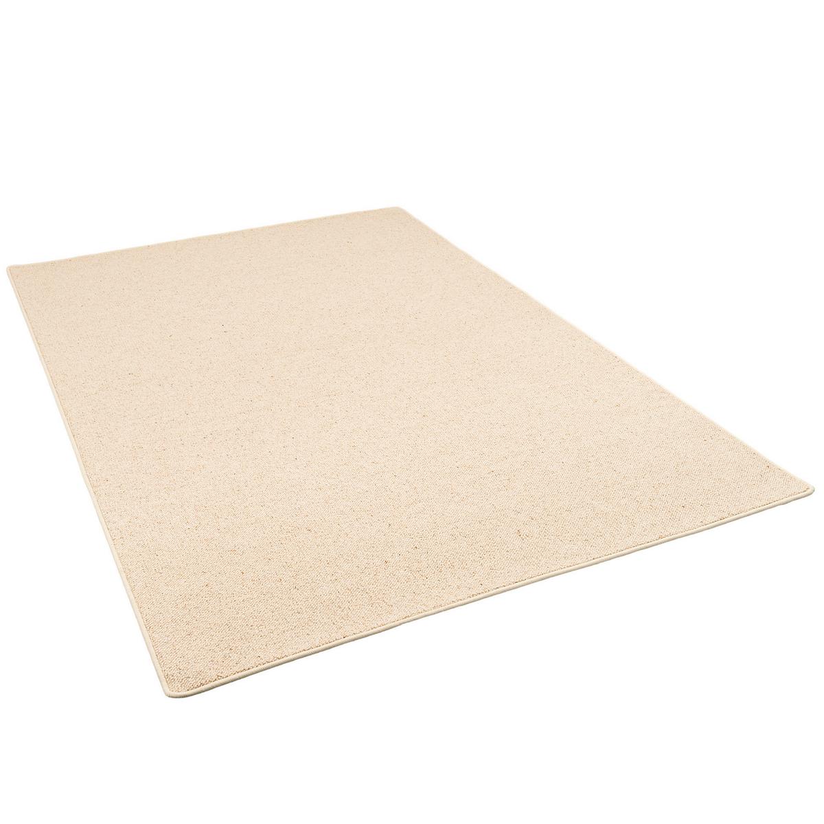 NATUR TEPPICH WOLLE BERBER - Beige, Textil (140/200cm) - Snapstyle