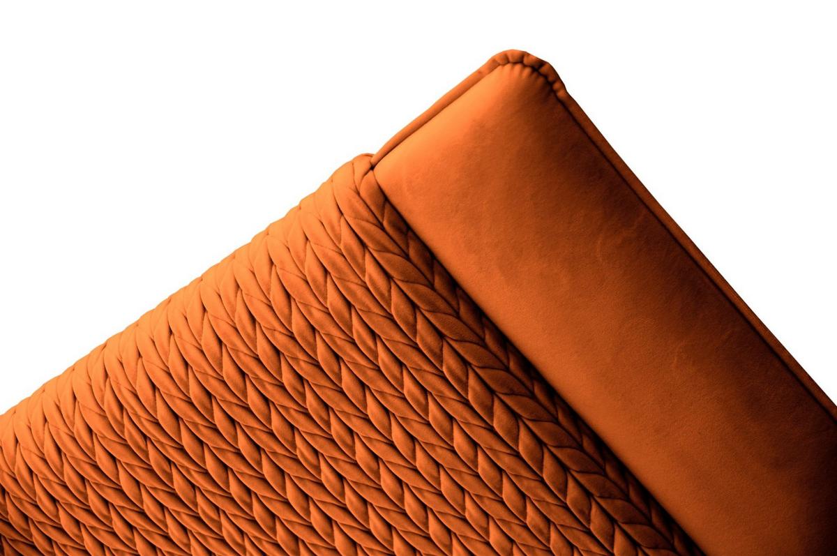 BOXBETT Cedric In Magic Velvet - Rotbraun, Holzwerkstoff/Textil (160/200cm) - Fun Möbel