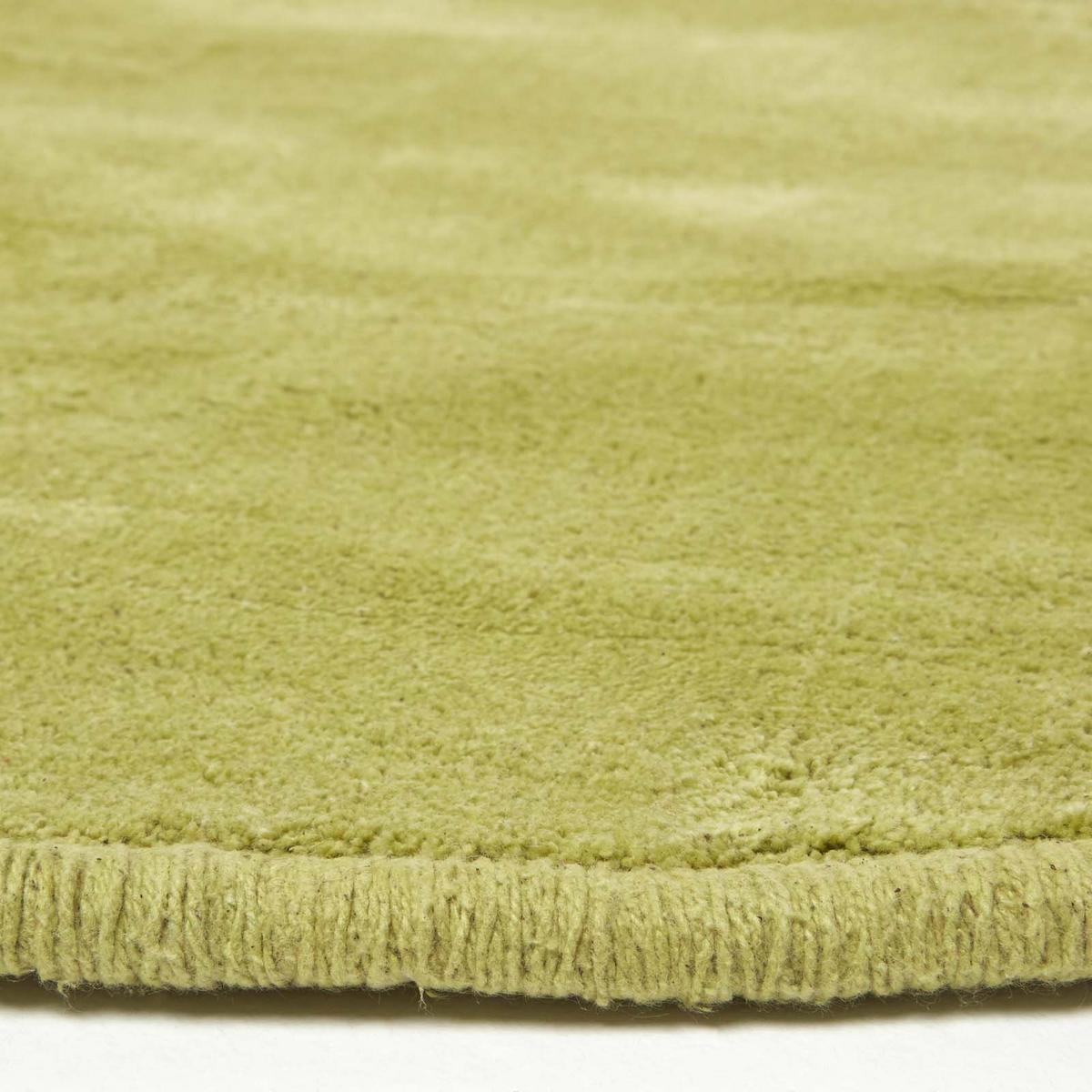 KURZFLOR-TEPPICH rund getuftet 150 cm - Grün, Textil (150/150cm) - Homescapes