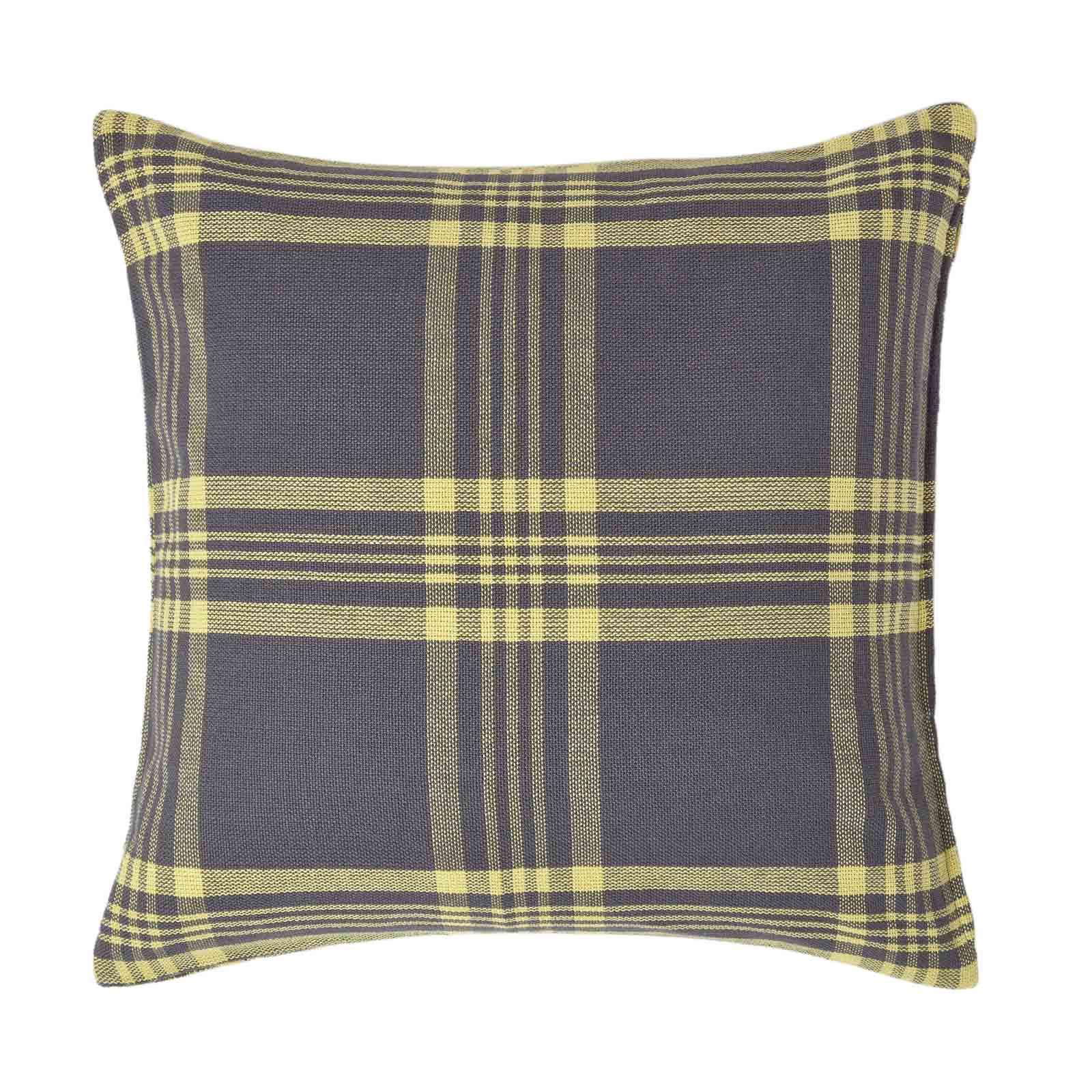 KISSENHÜLLE Schottenkaro 60/60 cm - Grau, Textil (60/60cm) - Homescapes