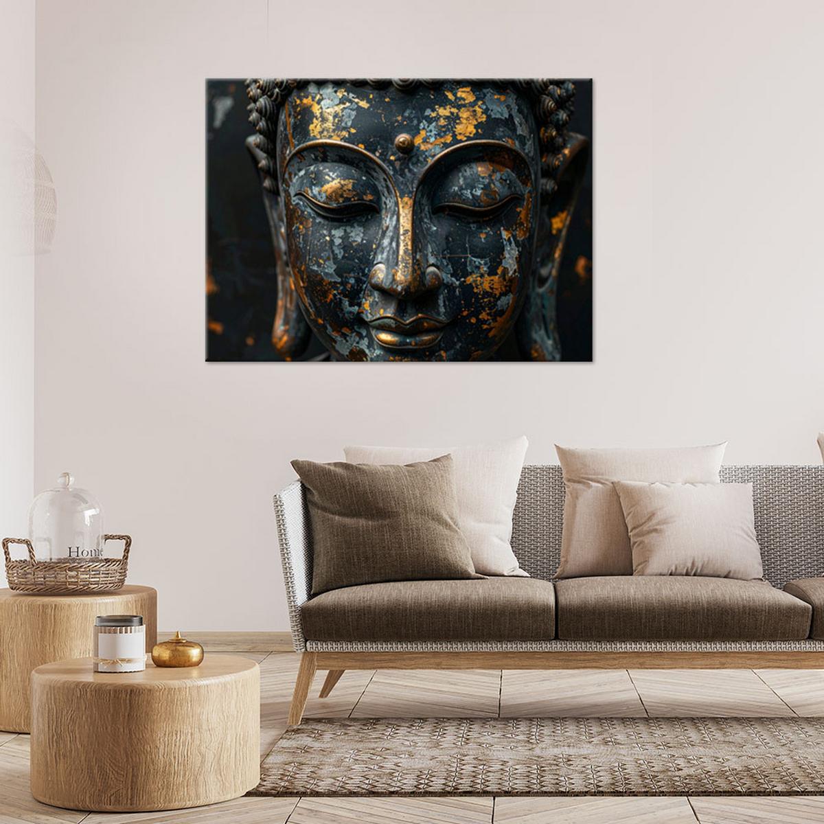 LEINWANDBILD Zen und Orientalisch 60x40cm - Schwarz, Textil (60/40cm) - Feeby