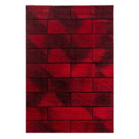 TEPPICH Kurzflor ANDALO in Rot, geometrisch, 120 x 170 cm - Rot, Textil (170/120cm) - KADIMA DESIGN