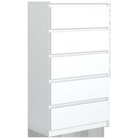 KOMMODE Weiß 70/125/39 - Weiß, Holzwerkstoff (70/125/39cm) - RAUMHIRSCH FURNITURE