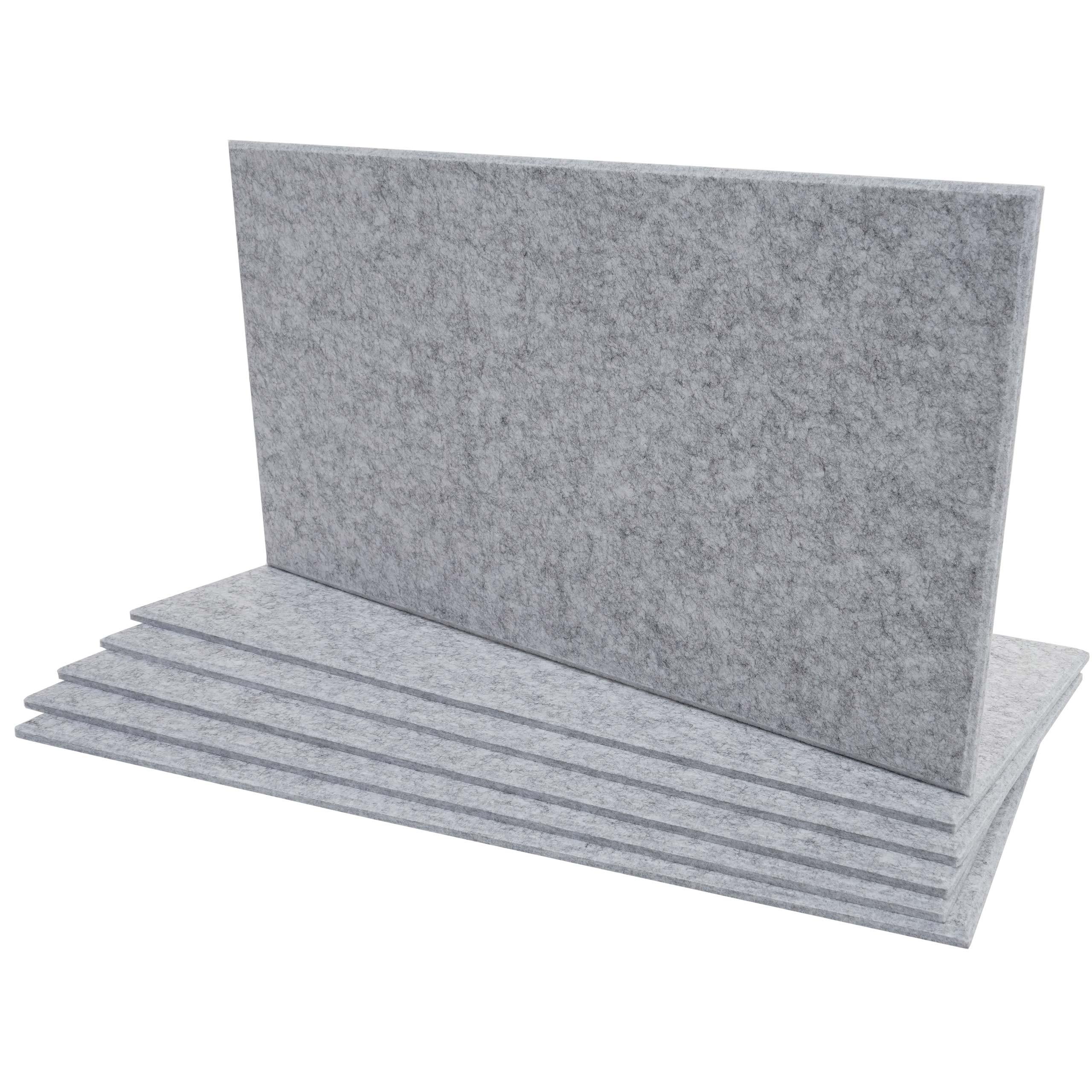 AKUSTIKWANDPANEEL Hellgrau Komplett-Set - Hellgrau, Textil (30/60/1cm) - MCW