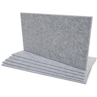 AKUSTIKWANDPANEEL Hellgrau Komplett-Set - Hellgrau, Textil (30/60/1cm) - MCW