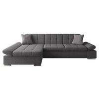 ECKSOFA Montana, Seite: Links - Chromfarben, Holz/Textil (278/161cm) - MIRJAN24