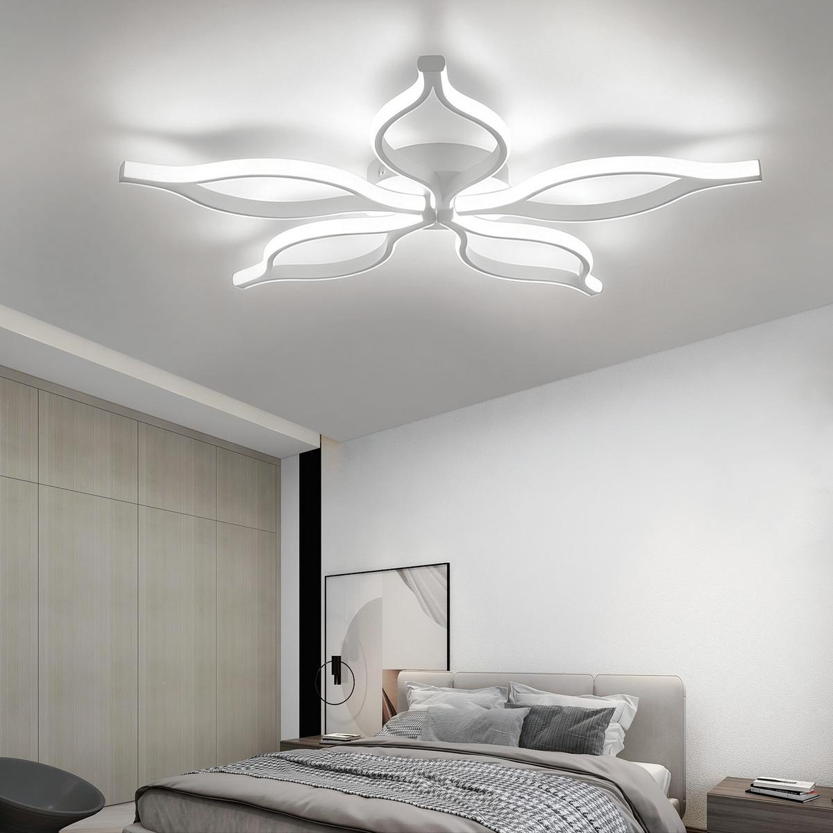 LED DECKENLEUCHTE Ielwynne 80/38/6 cm - Weiß, Metall (80/38/6cm) - ZMH