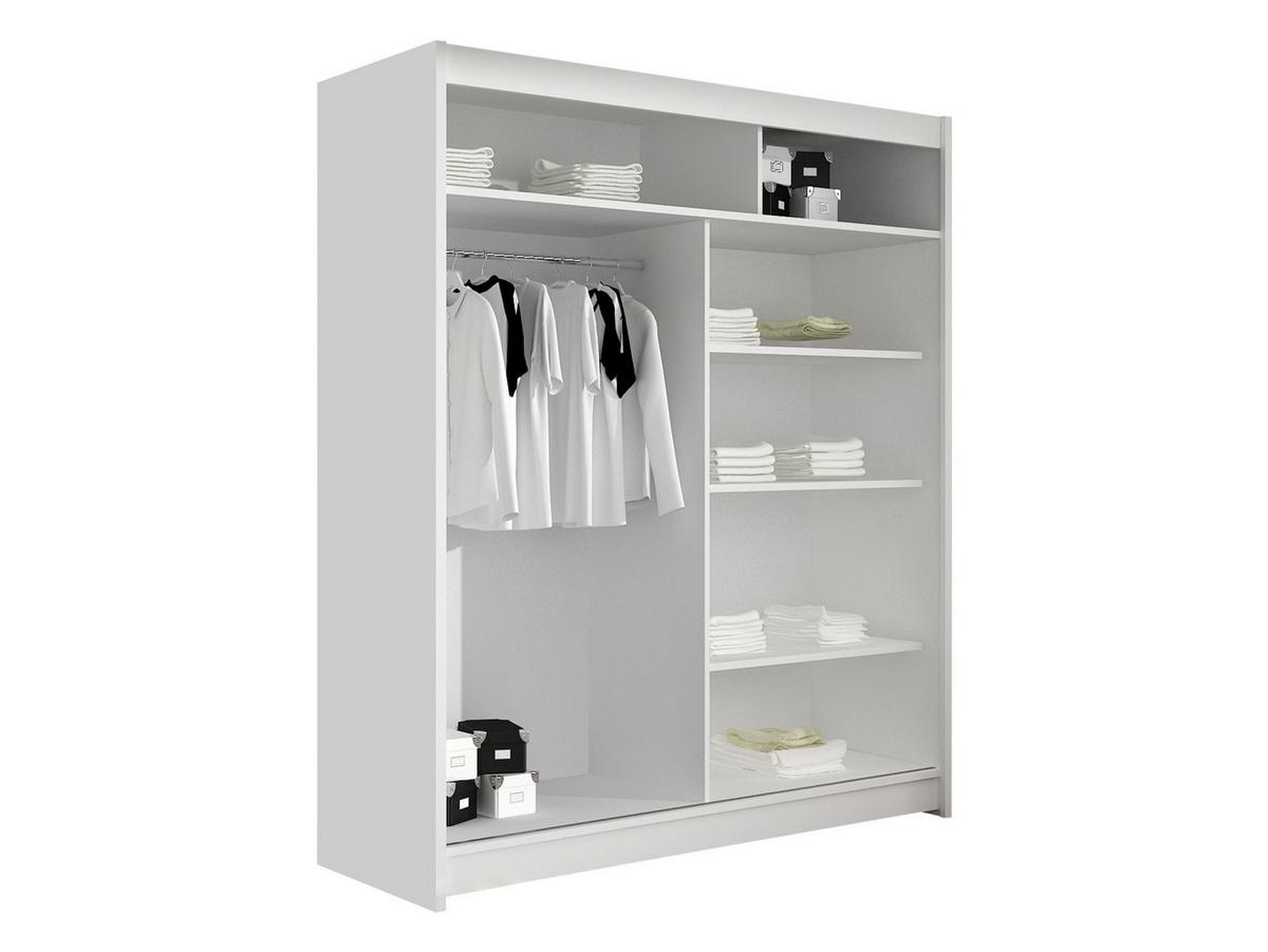 SCHWEBETÜRENSCHRANK Westa I - Silberfarben/Trüffeleichefarben, Holzwerkstoff/Metall (150/200/58cm) - MIRJAN24