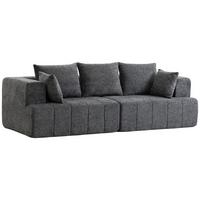 3-SITZER-SOFA Polyester Grau - Grau, Textil (104/87/248cm) - HOMCOM
