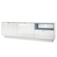 LOWBOARD Metro Einsatz in Denim matt - Pastellblau, Holzwerkstoff (153/48/37cm) - Vladon
