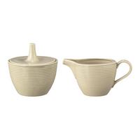 MILCH & ZUCKER SET Beat Color Glaze Sandbeige - Beige, Keramik (1/2cm) - Seltmann Weiden