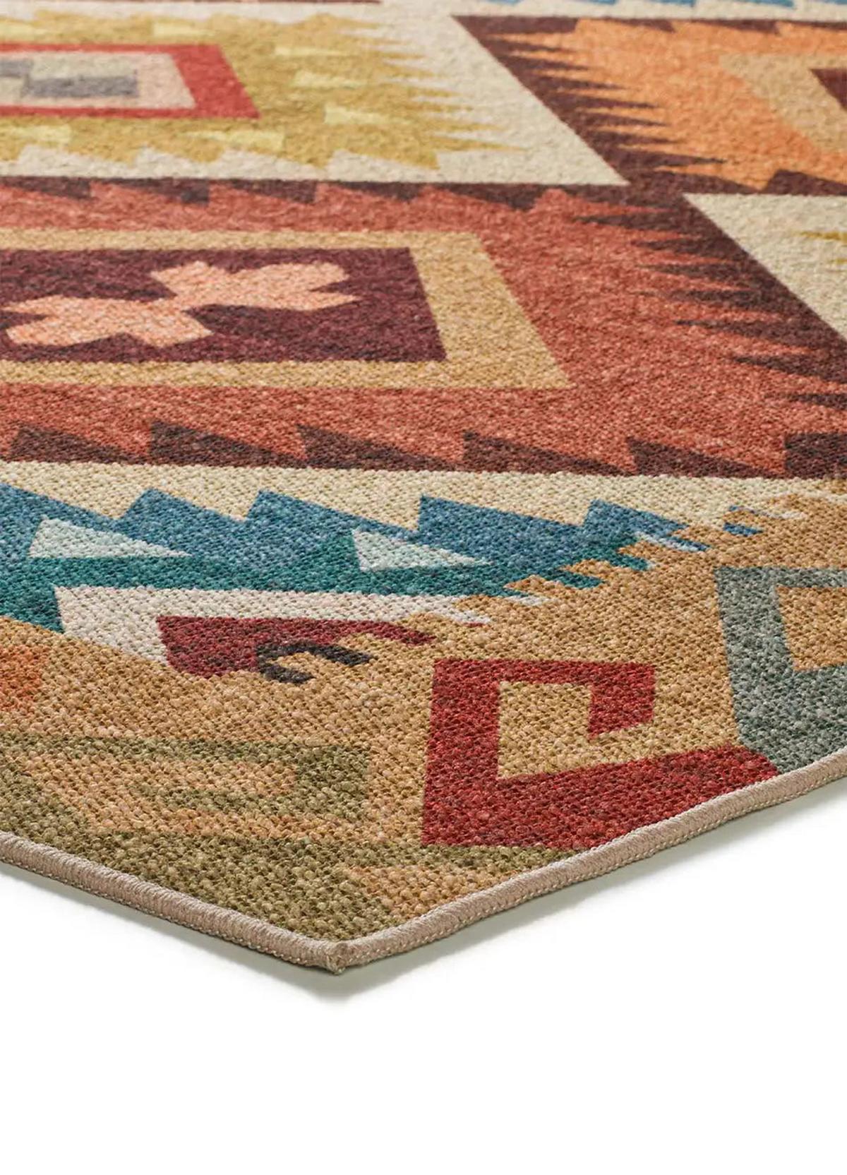 FLACHGEWEBETEPPICH Mehrfarbig Serak 160/230 cm - Multicolor, Textil (160/230cm) - Atticgo