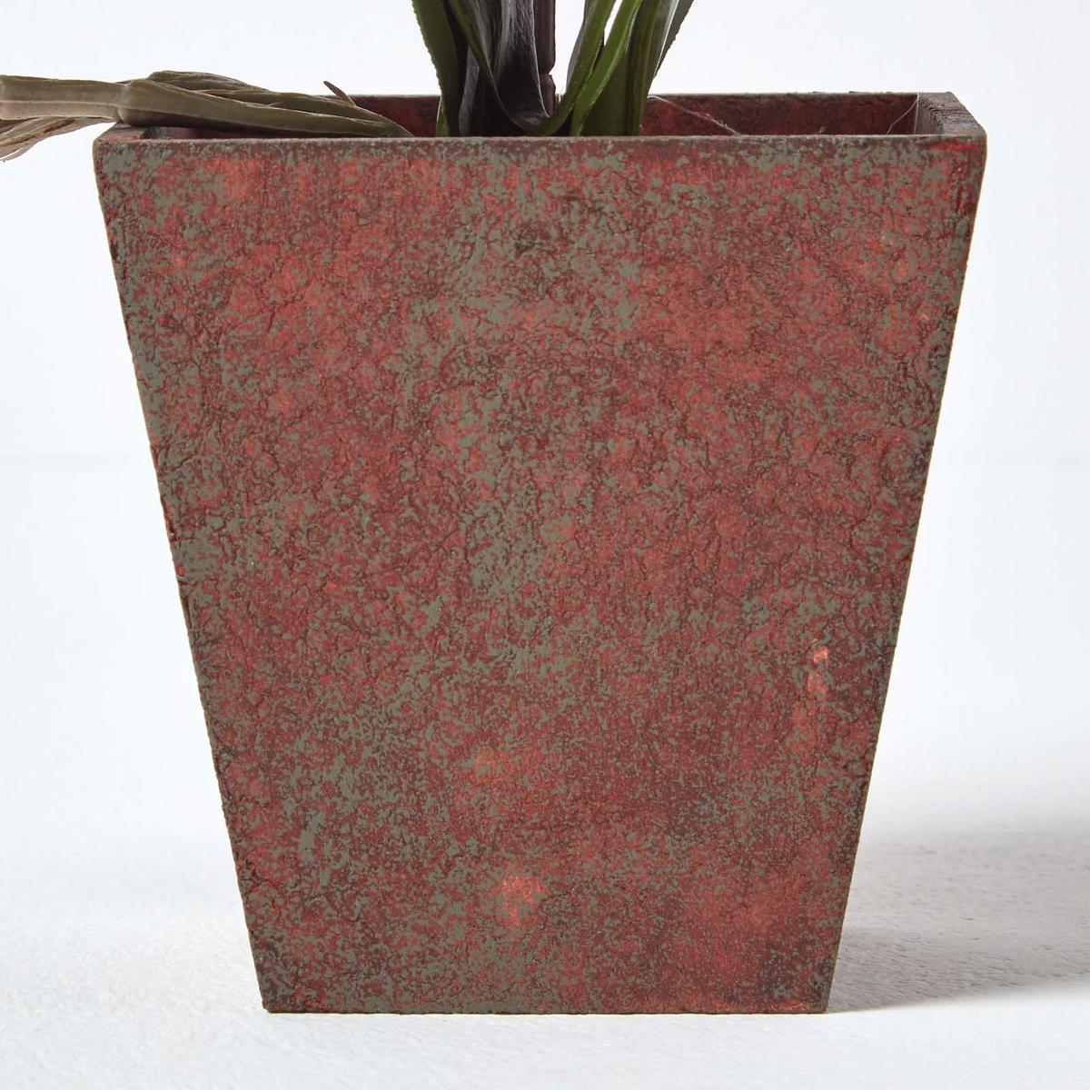 KUNSTBLUME Orchidee rosa im Deko-Topf, 48 cm - Pink, Kunststoff (48cm) - Homescapes