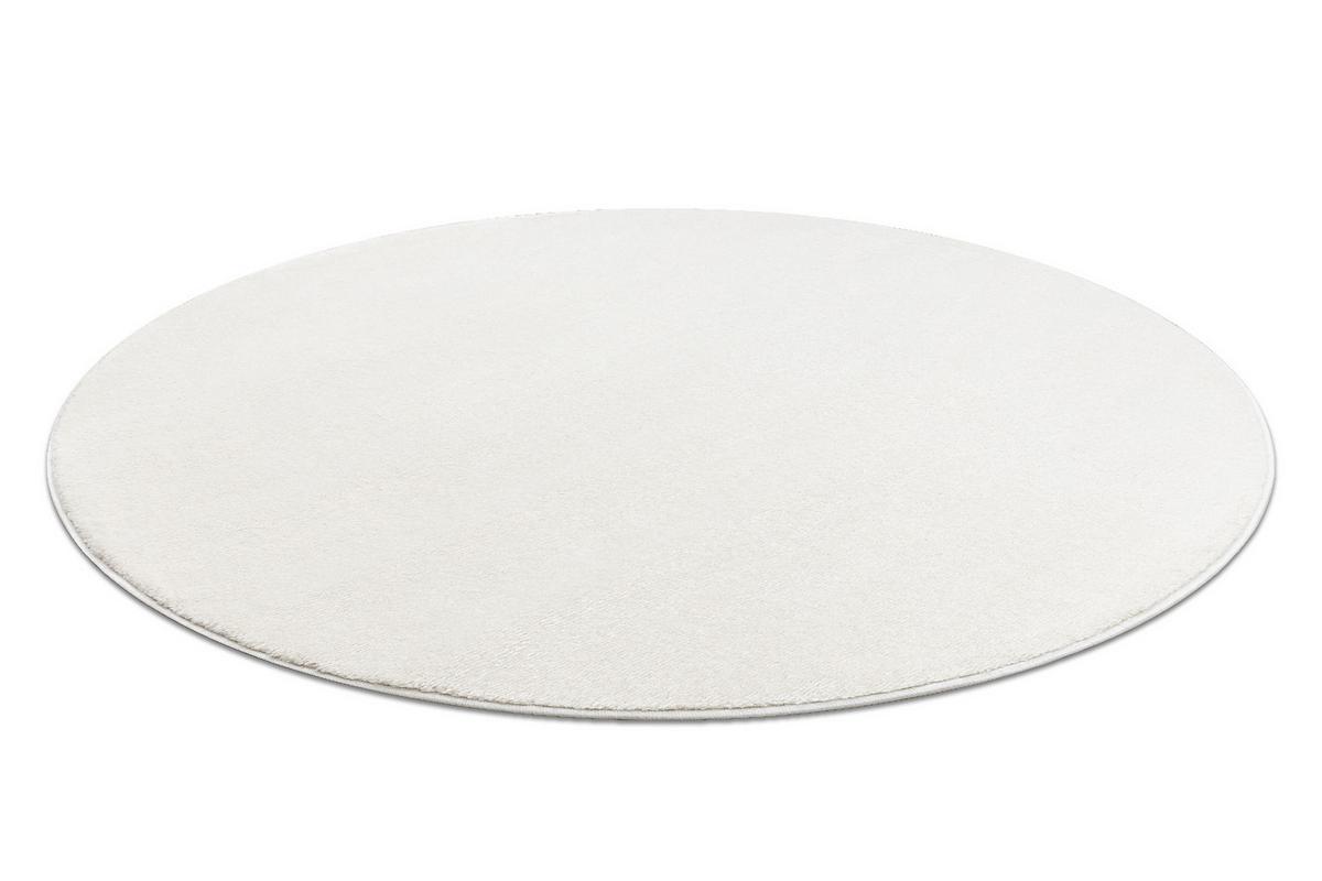 TEPPICH Softy 120 cm - Creme, Textil (120/120cm) - rugsX