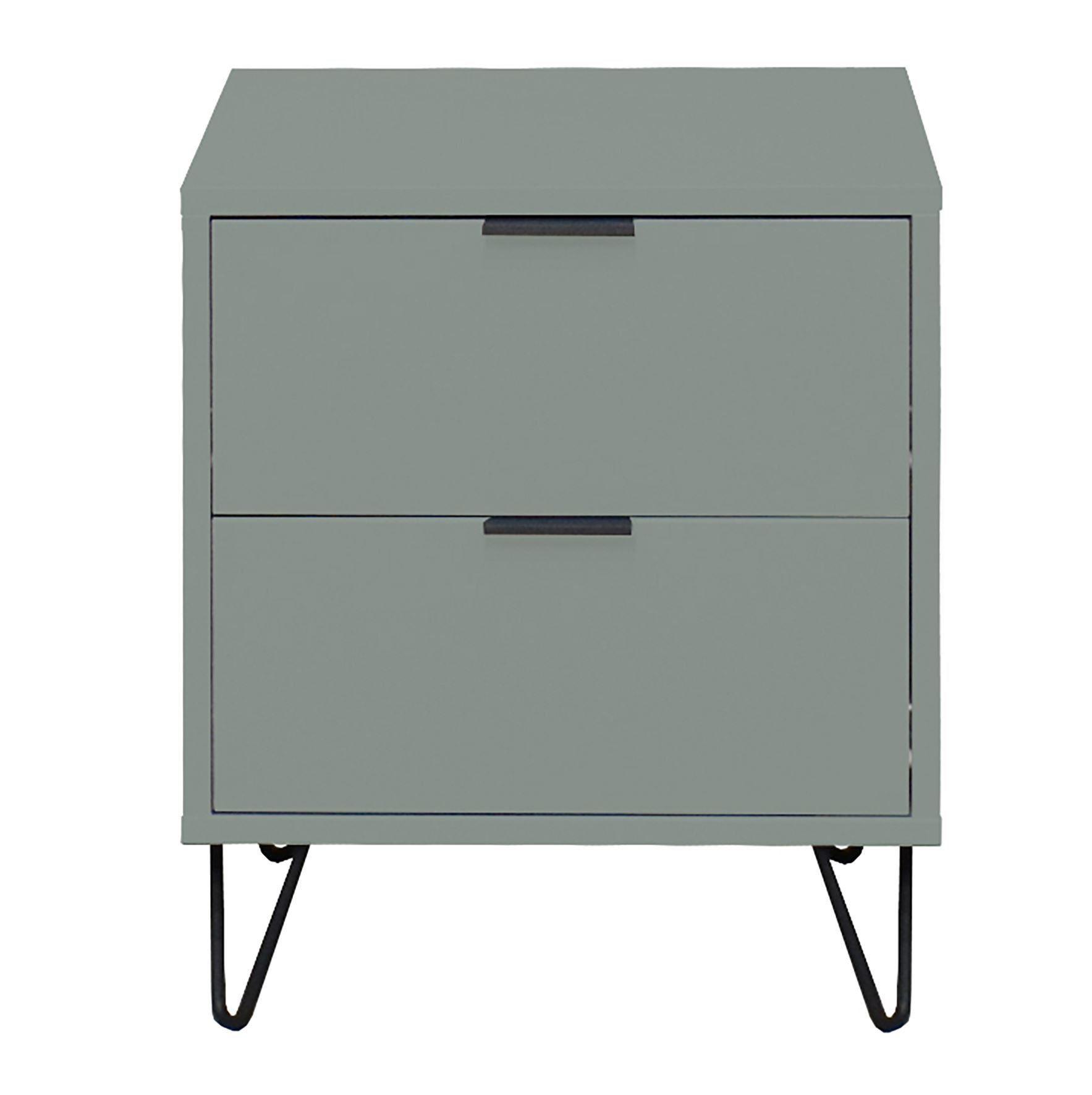 KOMMODE Erna 51x45x62 Pinie Green matt Lack - Grün, Holzwerkstoff (51/62/45cm) - 58aufmkessel