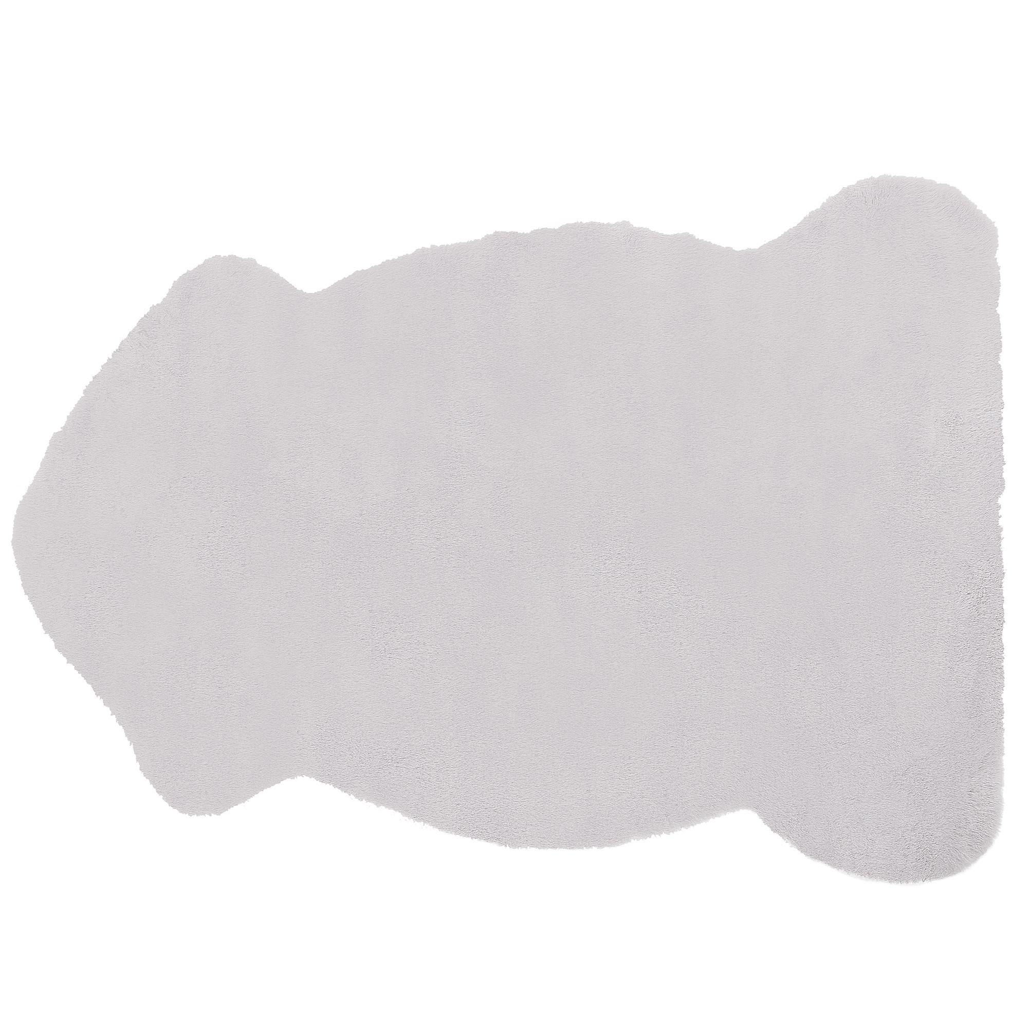 KUNSTFELL-TEPPICH Undara 90/60 cm - Grau, Kunststoff (60/90cm) - Beliani