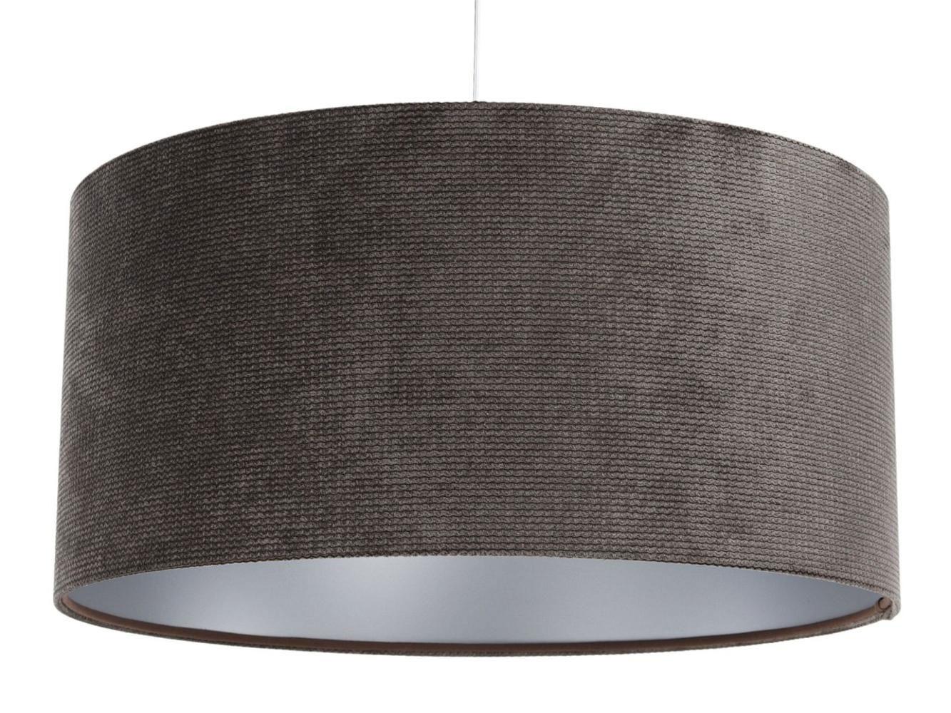 HÄNGELEUCHTE Silber 40/20 cm - Silberfarben/Braun, Kunststoff (40/0.4/20cm) - ONZENO