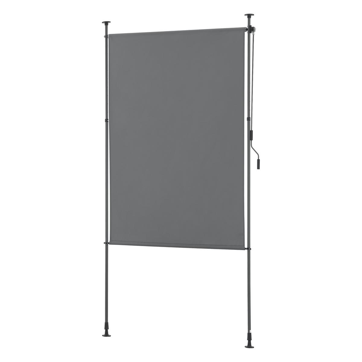 KLEMMMARKISE Cimarra - Dunkelgrau, Textil/Metall (150/270cm) - pro.tec
