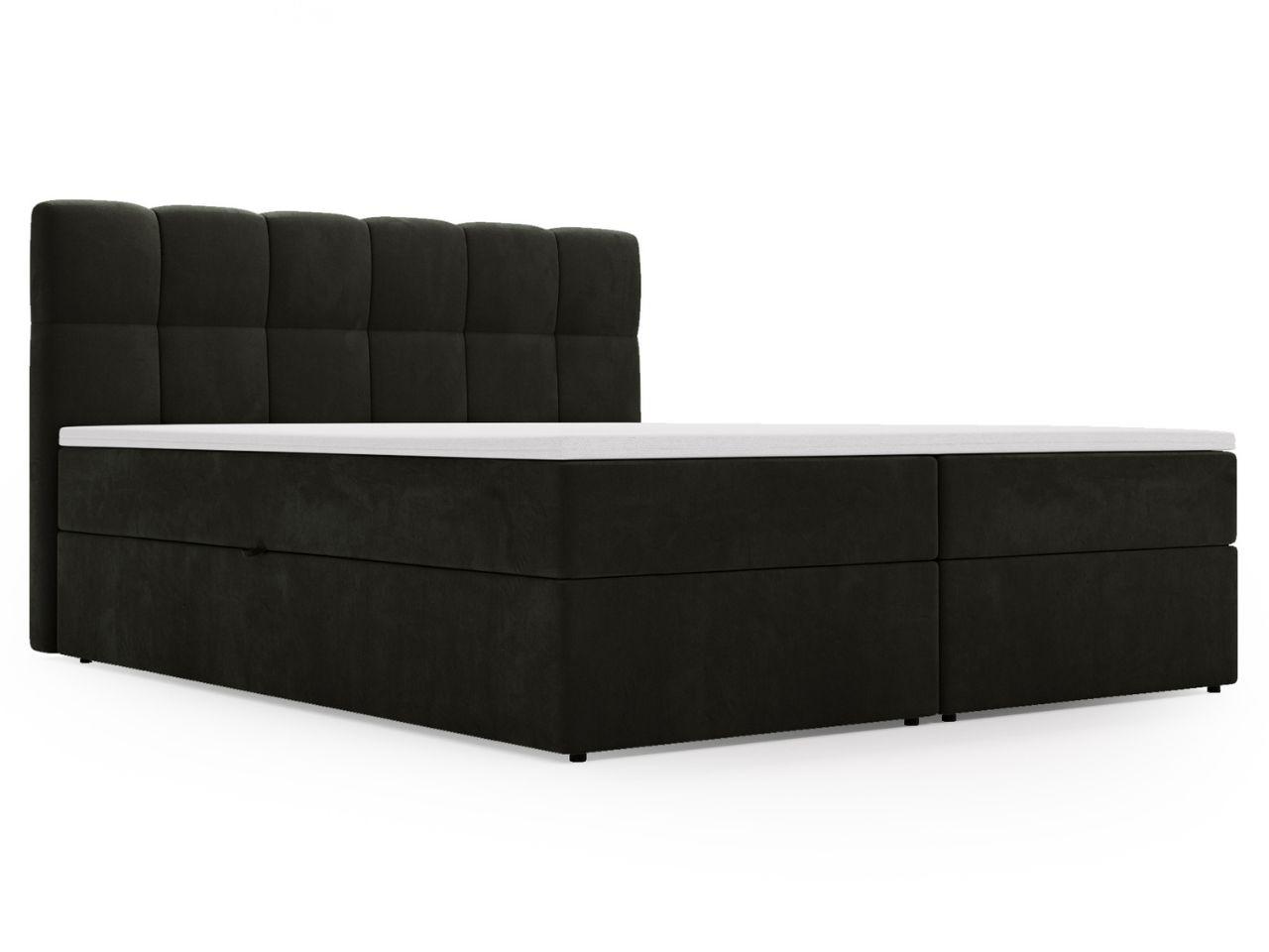 BOXBETT Maison 180x200 Dunkelgrau - Dunkelgrau, Holz/Textil (180/200cm) - Graingold