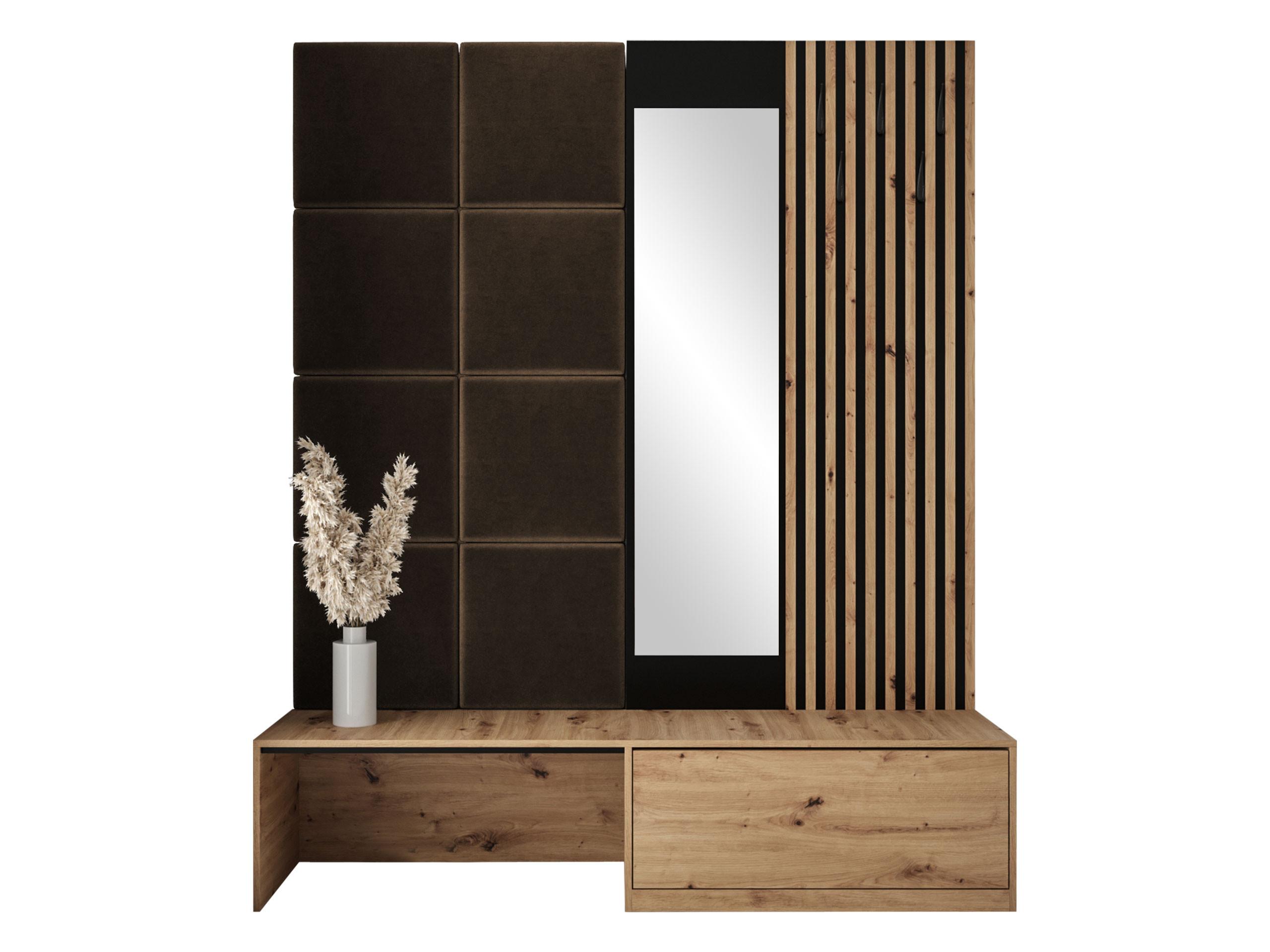 GARDEROBE Premium - Braun, Holzwerkstoff (172/205/42cm) - MIRJAN24